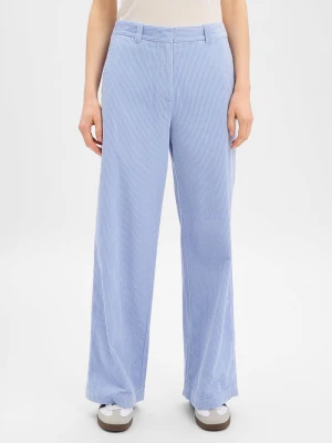 Marc O'Polo Damskie spodnie sztruksowe Kobiety Bawełna (100%) niebieski jednolity,
