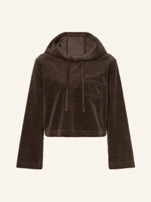 Marc O'polo Denim Bluza Z Kapturem Z Sztruksu braun