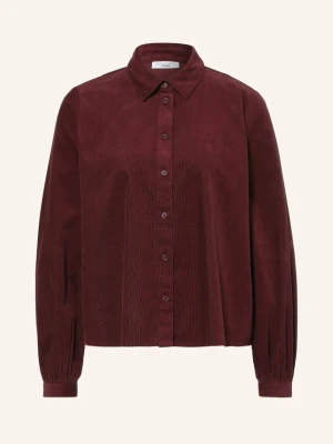 Marc O'polo Denim Bluzka Koszulowa Z Sztruksu rot CIEMNOCZERWONY