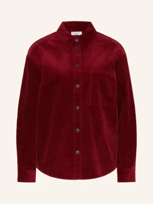 Marc O'polo Denim Bluzka Koszulowa Z Sztruksu rot CIEMNOCZERWONY
