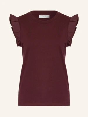 Marc O'polo Denim Bluzka Z Falbanami rot