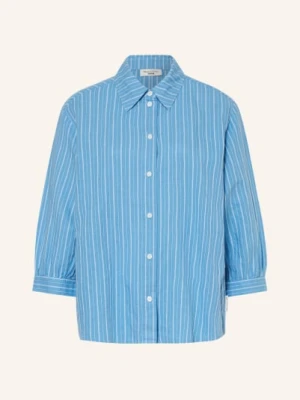 Marc O'polo Denim Bluzka Z Lnu Z Rękawami 3/4 blau