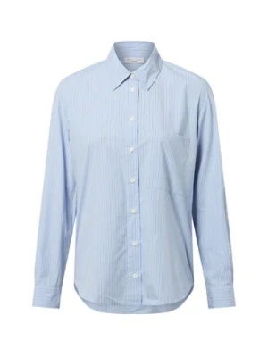 Marc O'Polo Denim Damska bluzka koszulowa Kobiety Bawełna niebieski w paski,