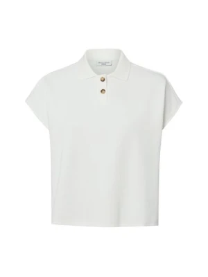 Marc O'Polo Denim Damska koszulka polo Kobiety Bawełna (100%) biały,