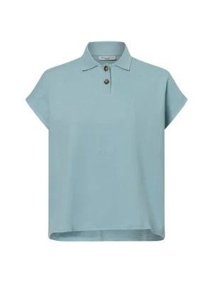 Marc O'Polo Denim Damska koszulka polo Kobiety Bawełna niebieski jednolity,