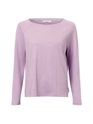 Marc O'Polo Denim Damska koszulka z długim rękawem Kobiety Bawełna lila jednolity,