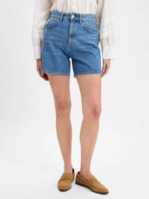 Marc O'Polo Denim Dżinsowe szorty - Filda Kobiety Bawełna niebieski jednolity,