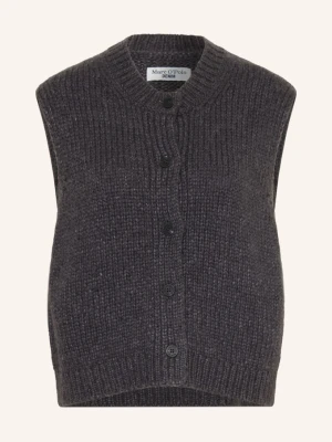 Marc O'polo Denim Kamizelka Z Dzianiny grau CZIEMNOSZARY