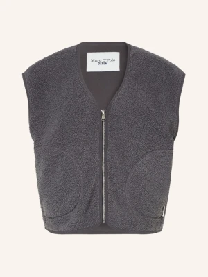 Marc O'polo Denim Kamizelka Z Futerka Teddy grau SZARY