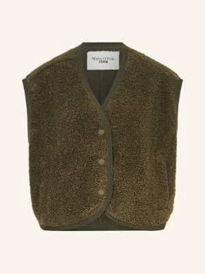 Marc O'polo Denim Kamizelka Z Pluszowego Materiału braun