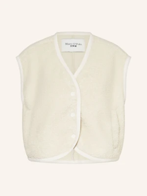 Marc O'polo Denim Kamizelka Z Pluszowego Materiału weiss