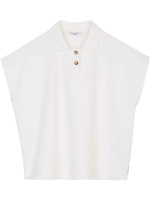 Marc O'Polo DENIM Koszulka polo w kolorze białym rozmiar: S