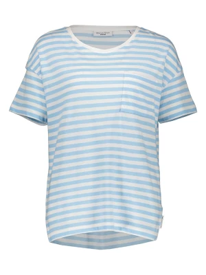 Marc O'Polo DENIM Koszulka w kolorze błękitno-białym rozmiar: M