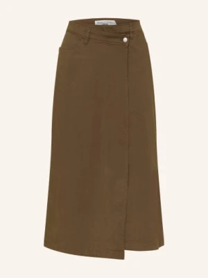 Marc O'polo Denim Spódnica Kopertowa braun
