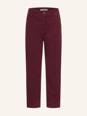 Marc O'polo Denim Spodnie 7 / 8 Mika Z Sztruksu rot CIEMNOCZERWONY
