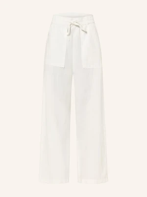 Marc O'polo Denim Spodnie 7/8 Z Lnu weiss
