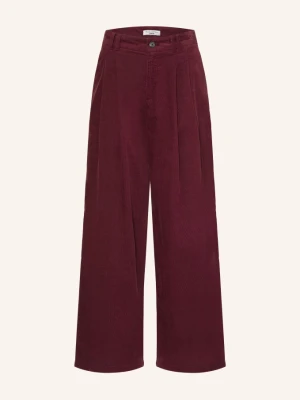 Marc O'polo Denim Spodnie Typu Marlena Z Sztruksu rot CIEMNOCZERWONY
