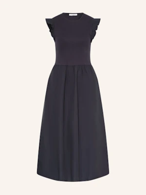 Marc O'polo Denim Sukienka Z Mieszanki Materiałów, Z Wolantami blau