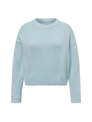 Marc O'Polo Denim Sweter damski z dzianiny Kobiety Bawełna niebieski jednolity,