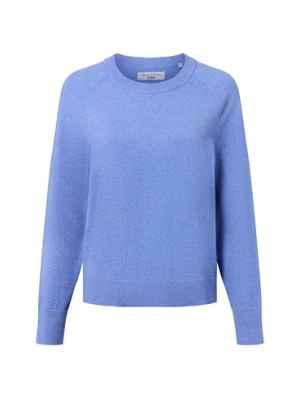 Marc O'Polo Denim Sweter damski z dzianiny Kobiety drobna dzianina niebieski jednolity,