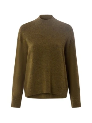 Marc O'Polo Denim Sweter damski z dzianiny wykonany z wełny dziewiczej Kobiety zielony marmurkowy,