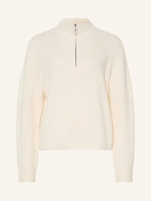 Marc O'polo Denim Sweter Typu Troyer weiss KREMOWY