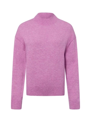 Marc O'Polo Denim Sweter z dzianiny wykonany z wełny dziewiczej Kobiety różowy | lila
