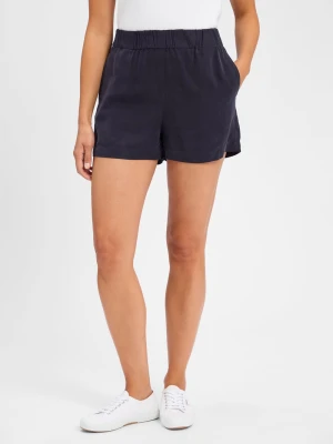 Marc O'Polo Denim Szorty Kobiety Lyocell niebieski jednolity,