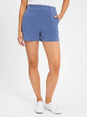 Marc O'Polo Denim Szorty Kobiety Lyocell niebieski jednolity,