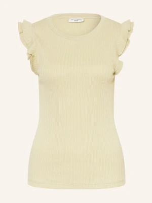 Marc O'polo Denim T-Shirt Z Falbankami gruen