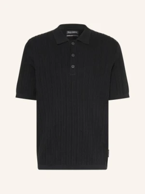 Marc O'polo Dzianinowa Koszulka Polo schwarz