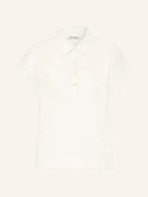 Marc O'polo Dzianinowa Koszulka Polo weiss