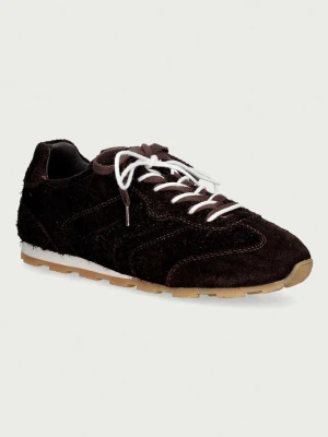 Marc O'Polo Fabiana 4 sneakersy damskie zamszowe brązowy