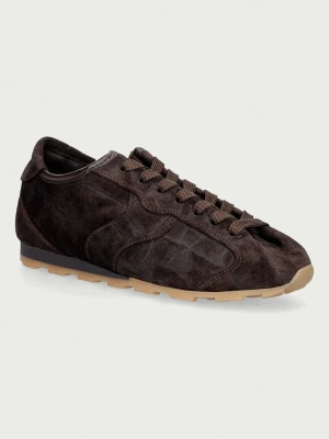 Marc O'Polo Fabiana 6 sneakersy damskie zamszowe brązowy