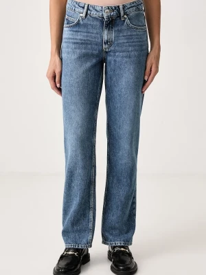 Marc O'Polo jeansy flare damskie niebieski