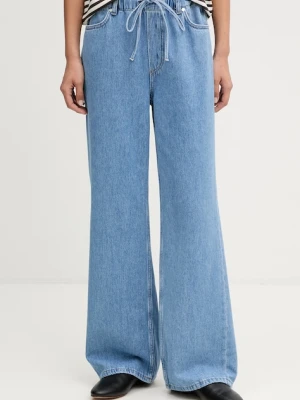 Marc O'Polo jeansy straight damskie niebieski