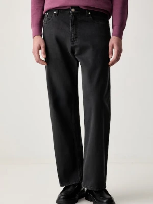 Marc O'Polo jeansy wide leg męskie szary