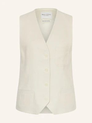 Marc O'polo Kamizelka Typu Blezer Z Lnem weiss
