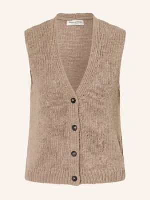 Marc O'polo Kamizelka Z Dzianiny beige