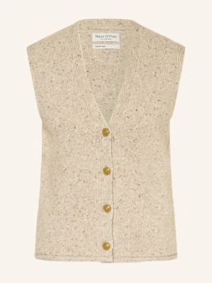 Marc O'polo Kamizelka Z Dzianiny beige