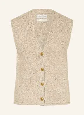 Marc O'polo Kamizelka Z Dzianiny beige
