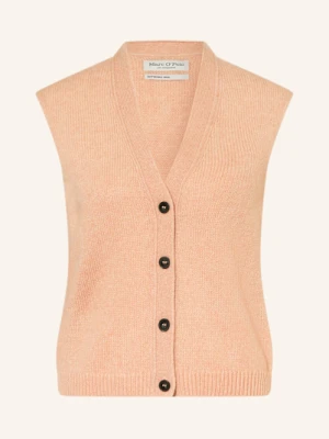 Marc O'polo Kamizelka Z Dzianiny rosa