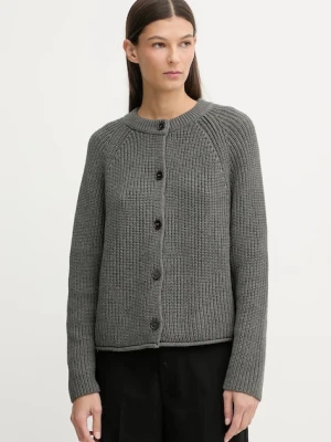 Marc O'Polo kardigan bawełniany damski kolor szary lekki 600605961003