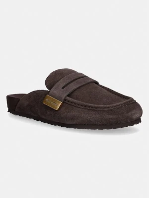 Marc O'Polo klapki z zakrytymi palcami damskie zamszowe Floria 1B