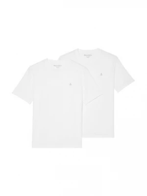 Marc O'Polo Komplet 2 t-shirtów 327 2058 09102 Biały Regular Fit