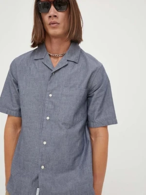 Marc O'Polo koszula bawełniana DENIM granatowy