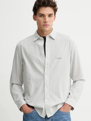 Marc O'Polo koszula bawełniana męska kolor biały regular z kołnierzykiem klasycznym 5000007660