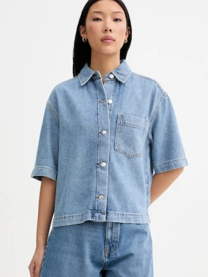 Marc O'Polo koszula damska z dodatkiem lnu