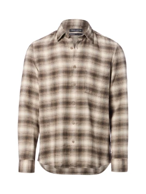 Marc O'Polo koszula flanelowa Mężczyźni Regular Fit Flanela brązowy