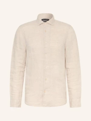 Marc O'polo Koszula Lniana O Kroju Dopasowanym beige